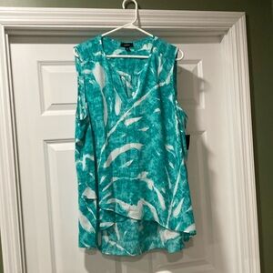 Nice summer top plus 3X , or wear all winter in Florida NWT